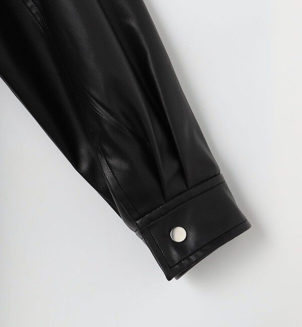 NOLLEY'S sophi「《セットアップ対応》ウォッシャブルフェイクレザーブルゾン」|ブルゾン・スタジャン|