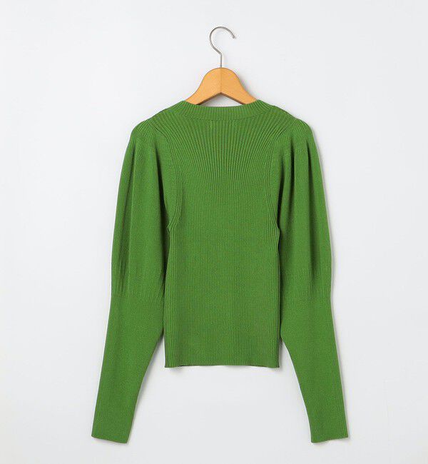 NOLLEY'S「《手洗い可能》リブパフスリーブプルオーバーニット」|ニット・セーター|