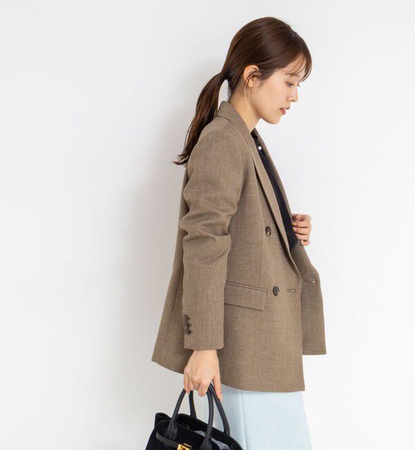 NOLLEY'S sophi「ウォッシャブルシャークダブルジャケット」|テーラードジャケット|