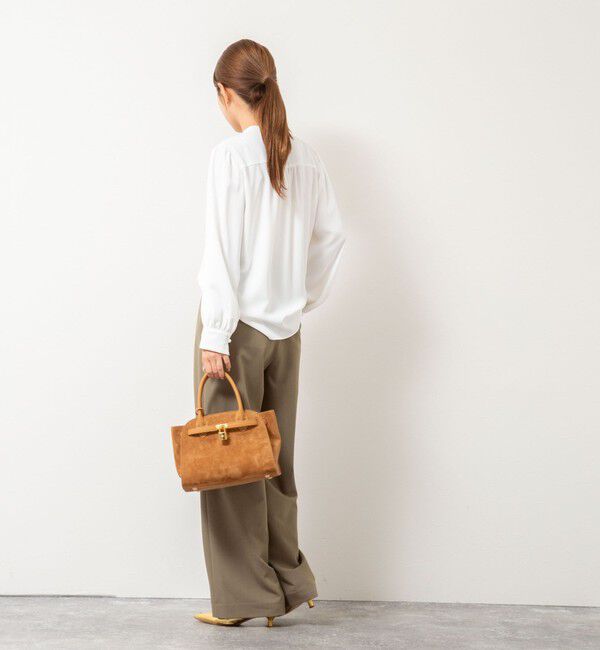 NOLLEY'S sophi「ウォッシャブルジョーゼットVネックブラウス」|シャツ・ブラウス|