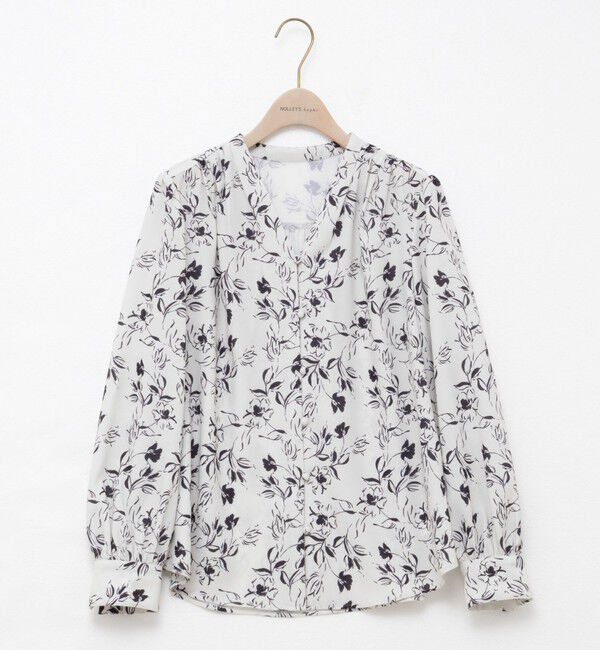 NOLLEY'S sophi「ウォッシャブルジョーゼットVネックブラウス」|シャツ・ブラウス|
