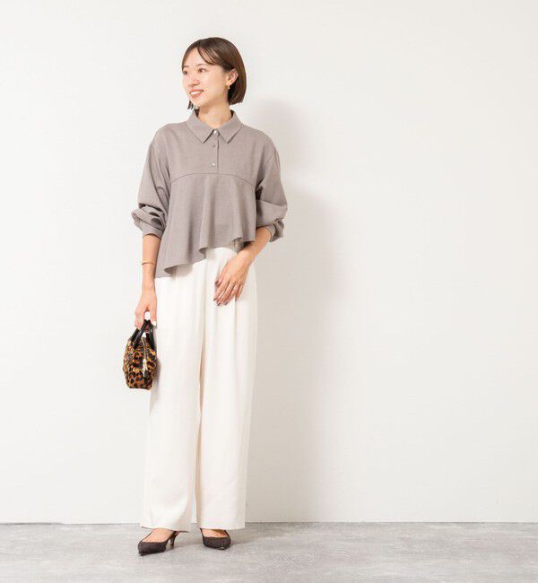 NOLLEY'S「【一部WEB限定色アイテム】ウォッシャブルフリルプルオーバーブラウス」|シャツ・ブラウス|