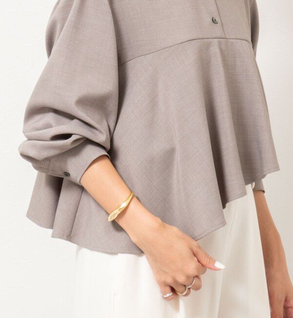 NOLLEY'S「【一部WEB限定色アイテム】ウォッシャブルフリルプルオーバーブラウス」|シャツ・ブラウス|