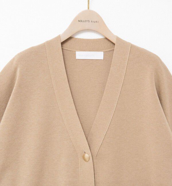 NOLLEY'S sophi「《手洗い可能》総針ビックVネックカーディガン」|カーディガン|