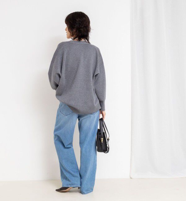 NOLLEY'S sophi「《手洗い可能》総針ビックVネックカーディガン」|カーディガン|