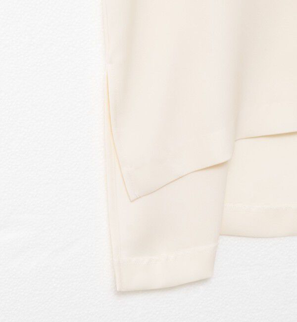 NOLLEY'S sophi「《morisachiシリーズとセットアップ対応》ウォッシャブルダブルサテンスキッパーブラウス」|シャツ・ブラウス|