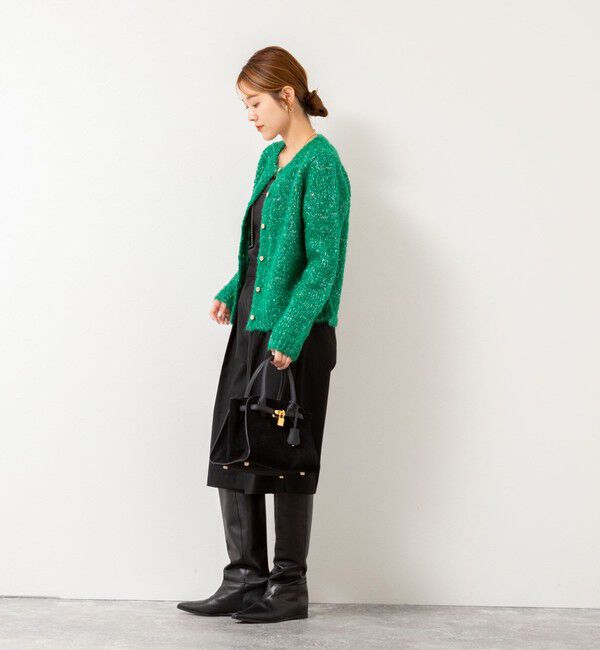 NOLLEY'S「モヘアスパンコールカーディガン」|カーディガン|