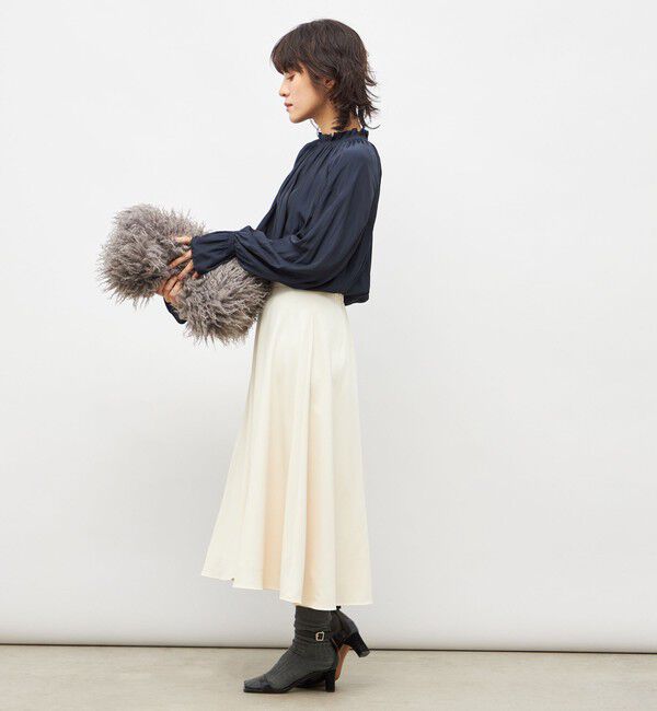 NOLLEY'S「ウォッシャブル2WAYストレッチフレアスカート」|フレア|