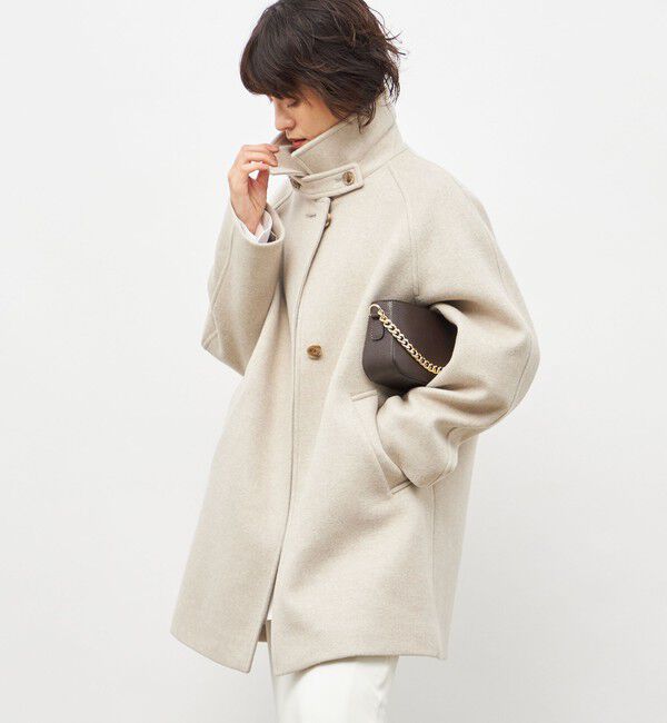 NOLLEY'S sophi「ステンカラー2WAYハーフコート」|ステンカラーコート|