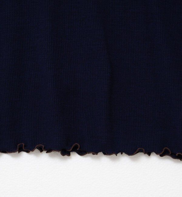 NOLLEY'S「MY STANDARD ウォッシャブルリブクルーネックロンT」|Tシャツ・カットソー|