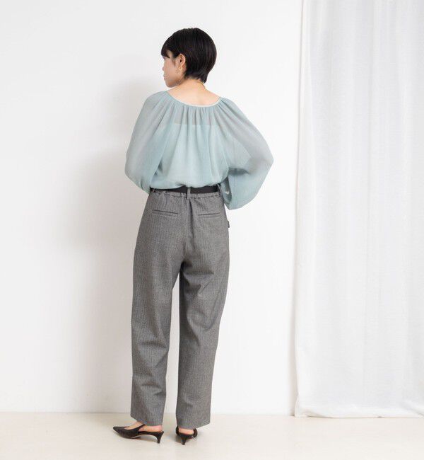 NOLLEY'S sophi「ウォッシャブル楊柳ギャザーブラウス」|シャツ・ブラウス|