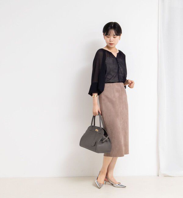 NOLLEY'S sophi「ウォッシャブル楊柳ギャザーブラウス」|シャツ・ブラウス|