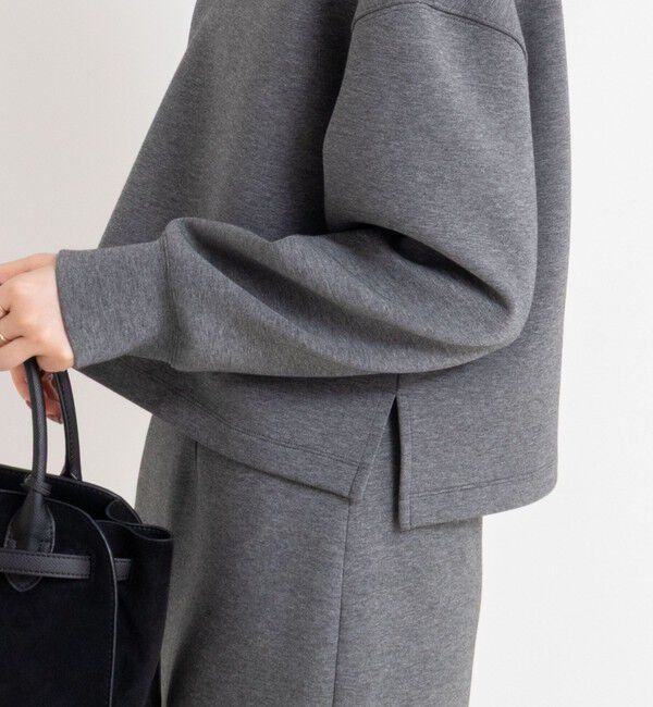 NOLLEY'S sophi「《セットアップ対応》ウォッシャブルポロ衿ダンボールカットソープルオーバー」|Tシャツ・カットソー|