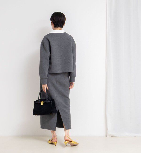 NOLLEY'S sophi「《セットアップ対応》ウォッシャブルポロ衿ダンボールカットソープルオーバー」|Tシャツ・カットソー|