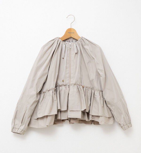 NOLLEY'S「【MARILYN MOON/マリリーンムーン】スパイラルタフタラッフルブルゾン」|ブルゾン・スタジャン|