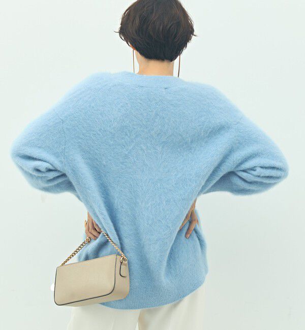 NOLLEY'S sophi「カシミヤ混ヘアリーVネックカーディガン」|カーディガン|