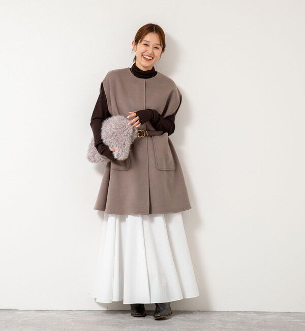 NOLLEY'S「ウールロングジレ」|ベスト・ジレ|