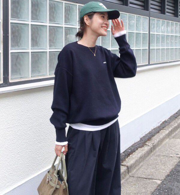 MAQWEL「【MAQWEL/マクウェル】スウェットライクニット」|ニット・セーター|