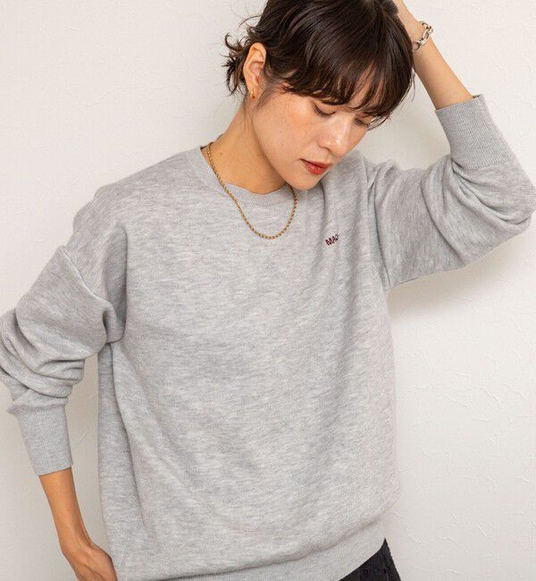 MAQWEL「【MAQWEL/マクウェル】スウェットライクニット」|ニット・セーター|