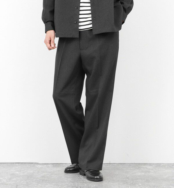 NOLLEY'S goodman「《セットアップ対応》LANATEC イージーケアウォッシャブルパンツ 25AW」|チノ|チャコールグレー