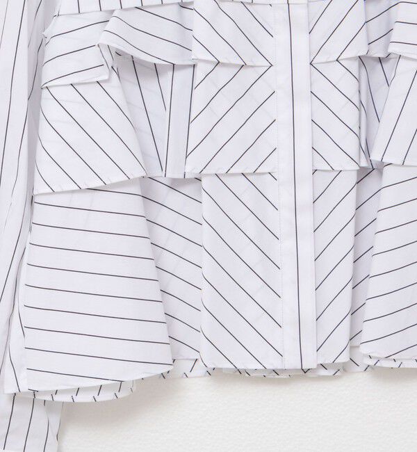 NOLLEY'S「【MARILYN MOON/マリリーンムーン】layered raffle blouse」|シャツ・ブラウス|