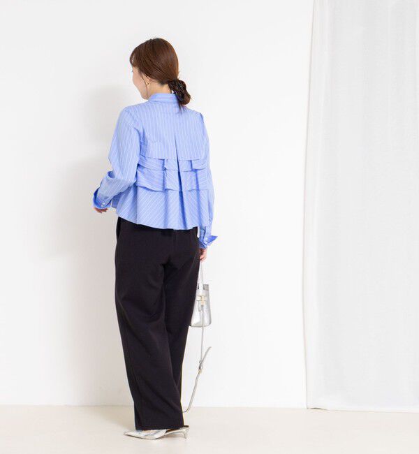 NOLLEY'S「【MARILYN MOON/マリリーンムーン】layered raffle blouse」|シャツ・ブラウス|