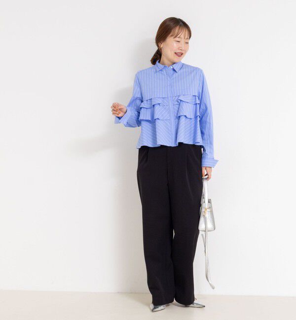 NOLLEY'S「【MARILYN MOON/マリリーンムーン】layered raffle blouse」|シャツ・ブラウス|