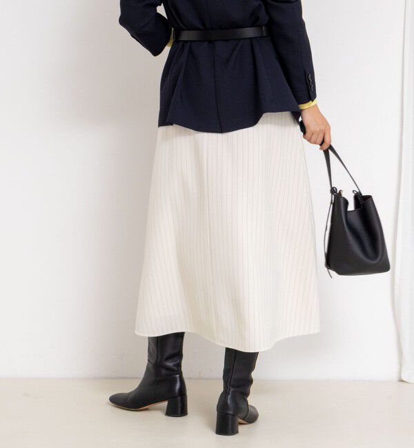 NOLLEY'S「《セットアップ対応》ウォッシャブルウール調フレアスカート」|フレア|