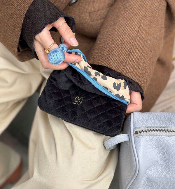 grace grace「【grace grace/グラスグラス】パデッドスクエアポーチ」|ポーチ|