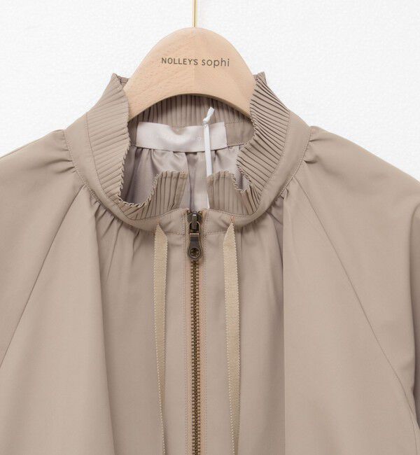 NOLLEY'S sophi「【MARILYN MOON/マリリーンムーン】pleats twill blouson」|ブルゾン・スタジャン|