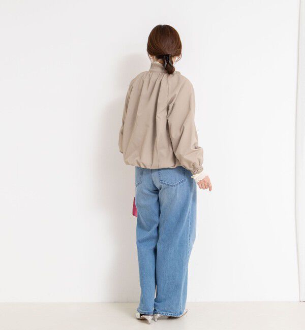 NOLLEY'S sophi「【MARILYN MOON/マリリーンムーン】pleats twill blouson」|ブルゾン・スタジャン|