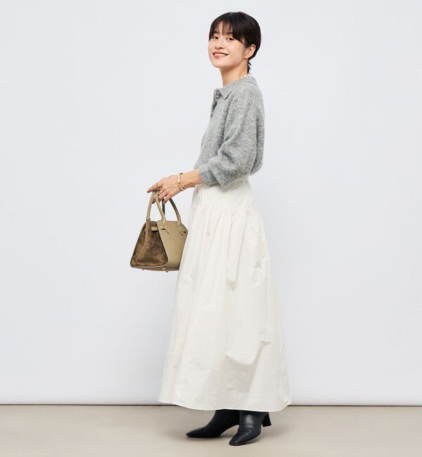 NOLLEY'S sophi「ウォッシャブルメモリータフタロングスカート」|スカート|