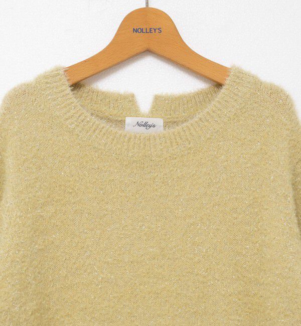 NOLLEY'S「《手洗い可能》ラメシャギープルオーバー」|ニット・セーター|
