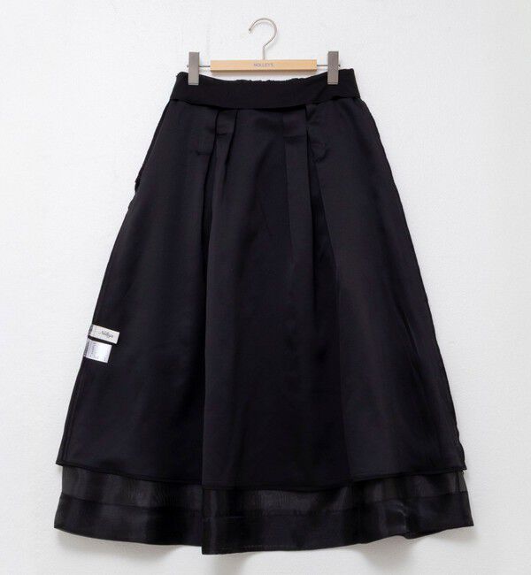 NOLLEY'S「ウォッシャブルオーガンジーフレアスカート」|フレア|