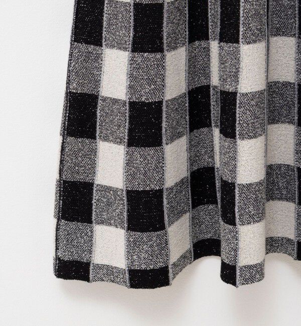 NOLLEY'S「《手洗い可能》チェックニットスカート」|スカート|