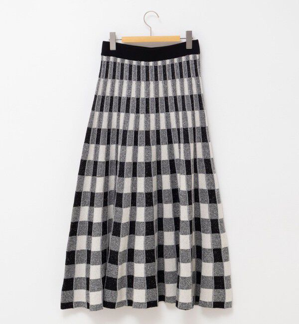 NOLLEY'S「《手洗い可能》チェックニットスカート」|スカート|