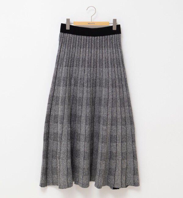 NOLLEY'S「《手洗い可能》チェックニットスカート」|スカート|