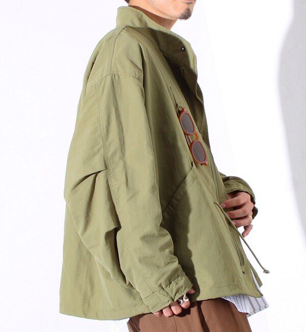 GLOSTER「【GLOSTER/グロスター】ミリタリーテイスト ショート丈モッズブルゾン 裏メッシュ」|ブルゾン・スタジャン|