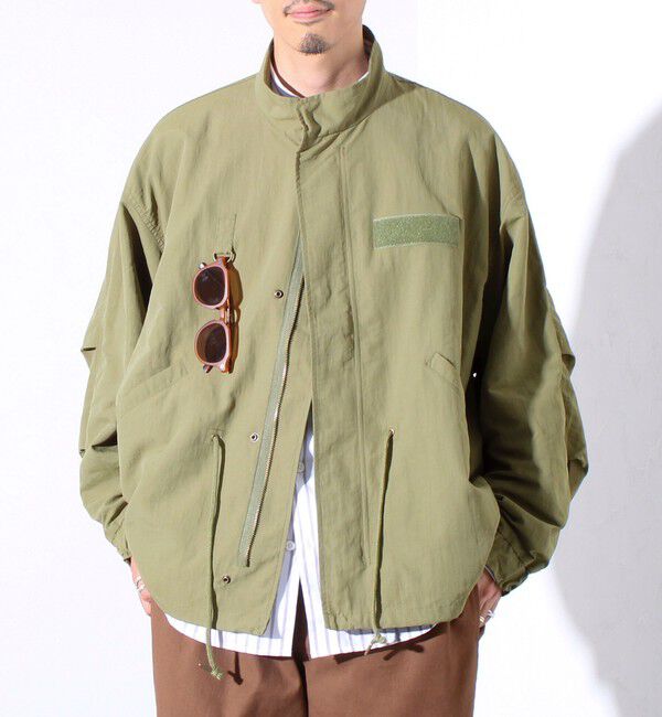 GLOSTER「【GLOSTER/グロスター】ミリタリーテイスト ショート丈モッズブルゾン 裏メッシュ」|ブルゾン・スタジャン|
