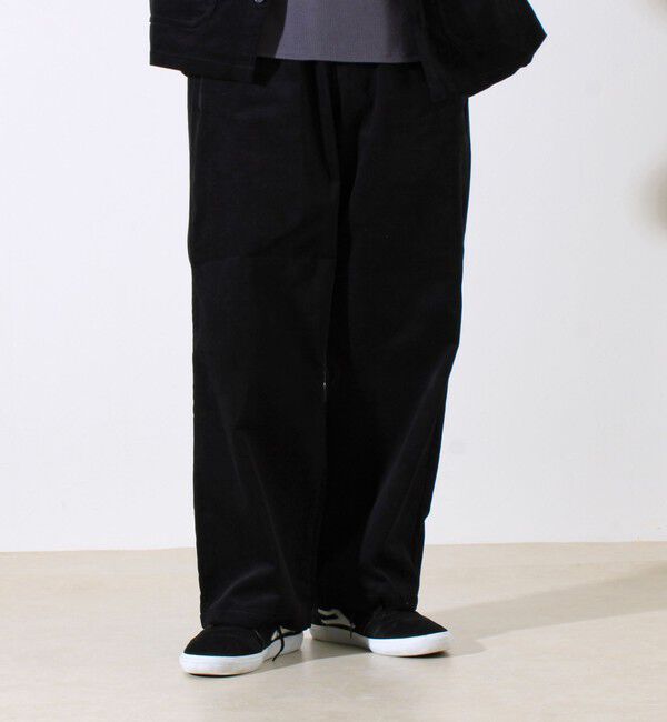 GLOSTER「【セットアップ対応】【GEVACO】コーデュロイ イージーワイドパンツ」|チノ|