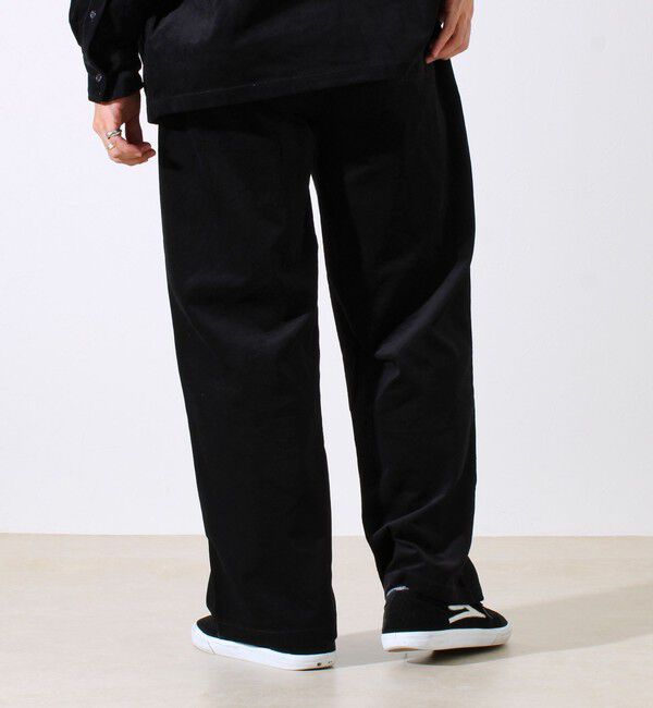 GLOSTER「【セットアップ対応】【GEVACO】コーデュロイ イージーワイドパンツ」|チノ|