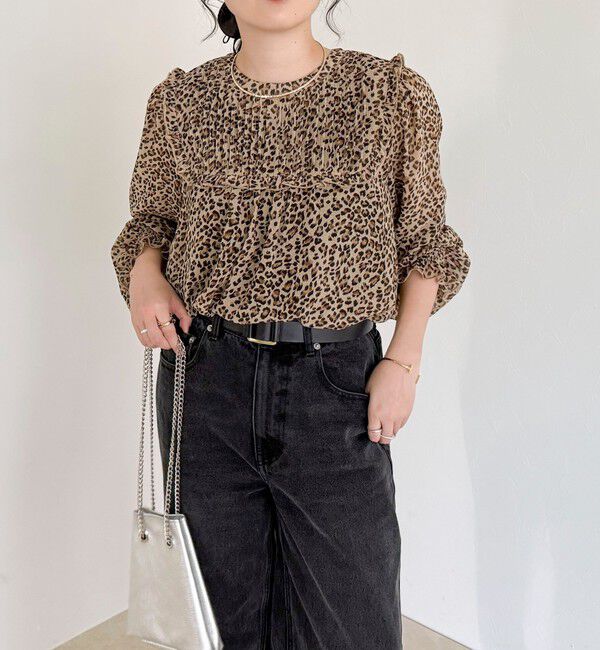 fredy emue「ピンタックギャザーブラウス」|シャツ・ブラウス|