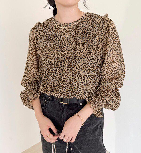 fredy emue「ピンタックギャザーブラウス」|シャツ・ブラウス|