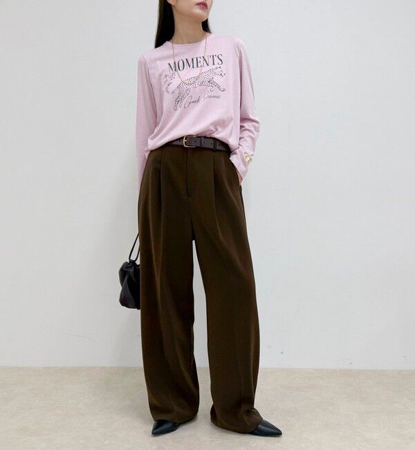 fredy emue「レオパードプリントロンTシャツ」|Tシャツ・カットソー|