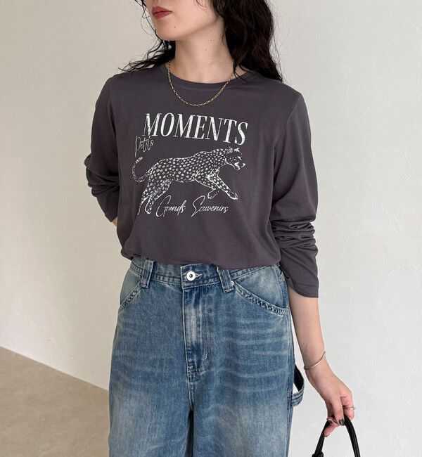 fredy emue「レオパードプリントロンTシャツ」|Tシャツ・カットソー|