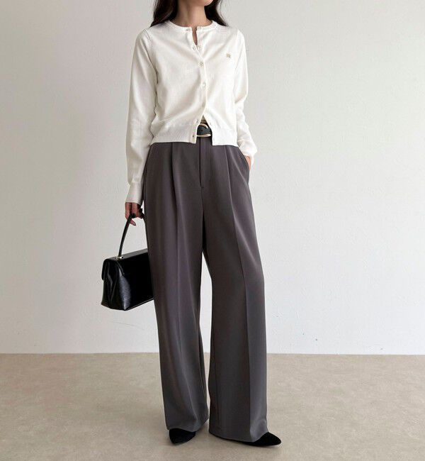 fredy emue「FR刺繍ベーシックカーディガン」|カーディガン|