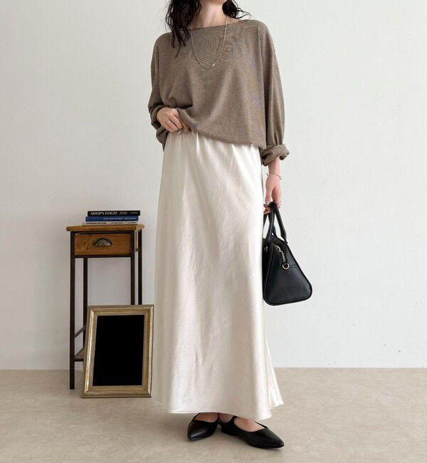 fredy emue「シルキーヘビーサテンスカート」|スカート|