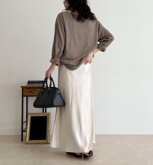 fredy emue「シルキーヘビーサテンスカート」|スカート|