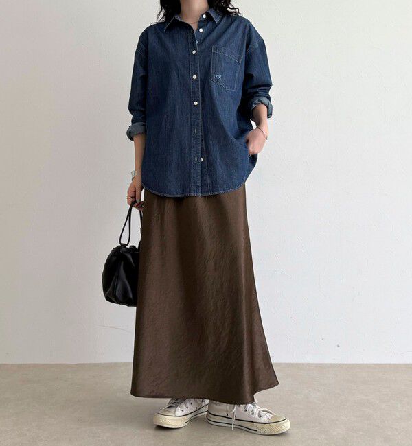 fredy emue「シルキーヘビーサテンスカート」|スカート|