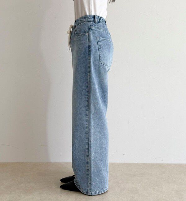 fredy emue「ドロストデニムパンツ」|デニム|